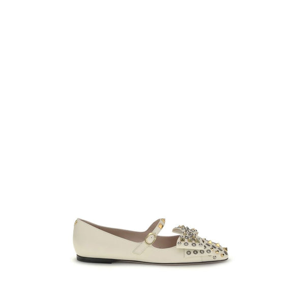 Mary-Jane Bowow Ballerinas Valentino Garavani