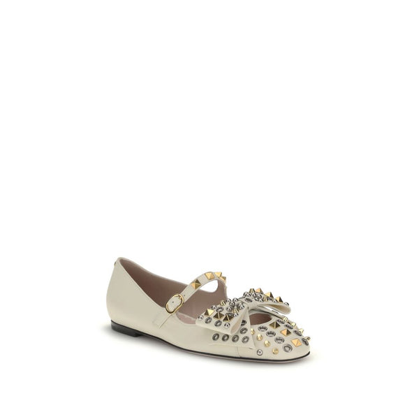Mary-Jane Bowow Ballerinas Valentino Garavani