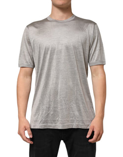 Beige Hazelnut Cotton Shortsleeve Shirt T-shirt Dolce & Gabbana