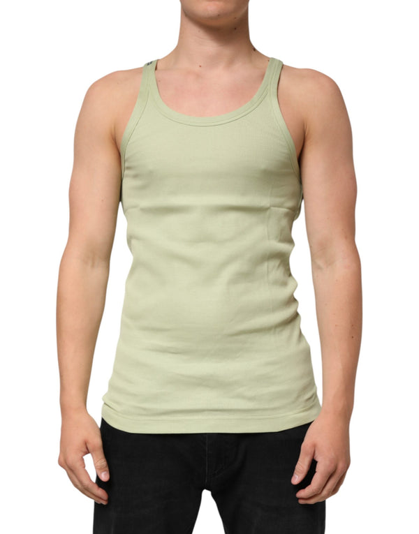 Light Green Tank Sleeveless Men Men T-shirt Dolce & Gabbana