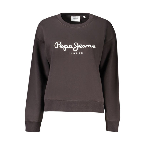Black Cotton Sweater Pepe Jeans
