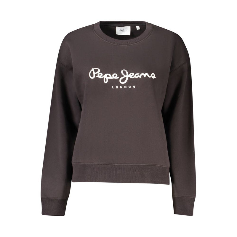 Black Cotton Sweater Pepe Jeans