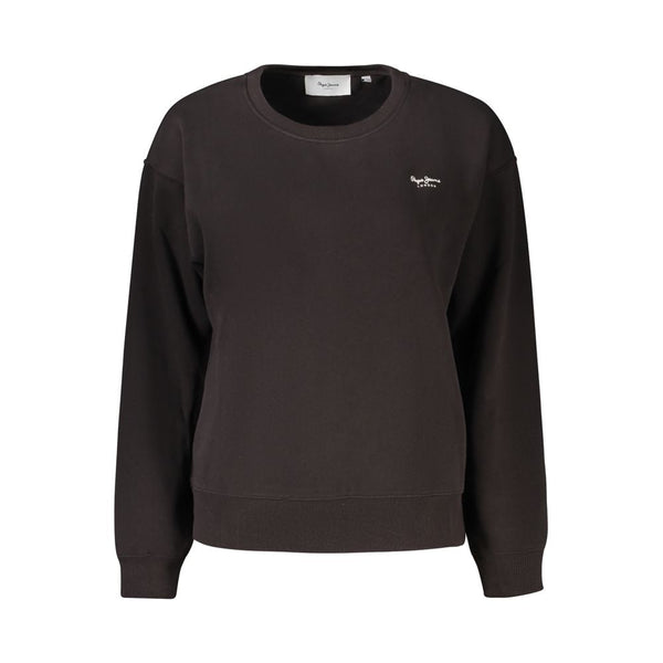 Black Cotton Sweater Pepe Jeans