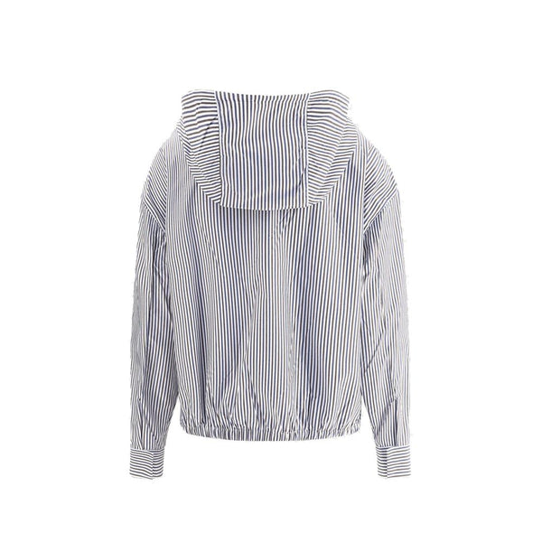 Striped hooded Jacket Prada