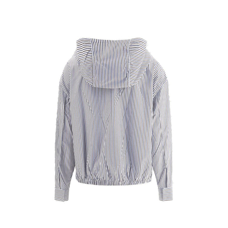Striped hooded Jacket Prada