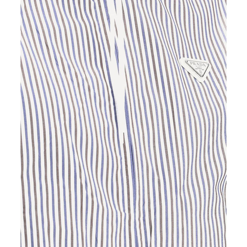 Striped hooded Jacket Prada