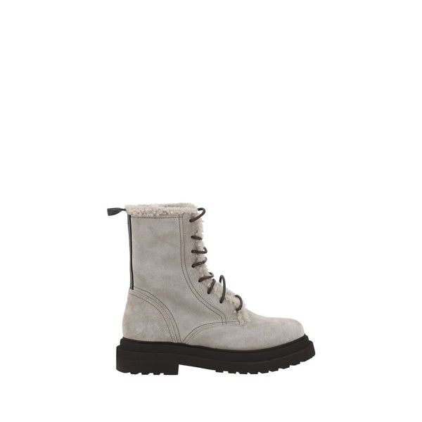 Laced Ankle Boots Brunello Cucinelli