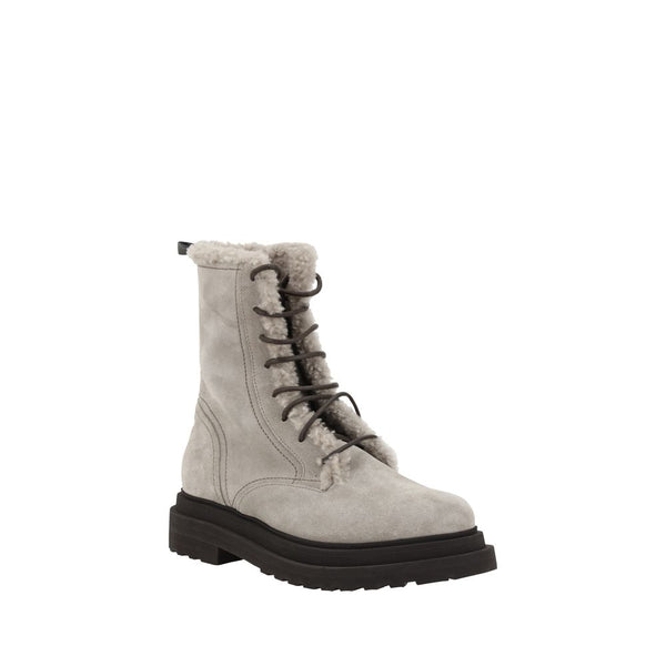 Laced Ankle Boots Brunello Cucinelli