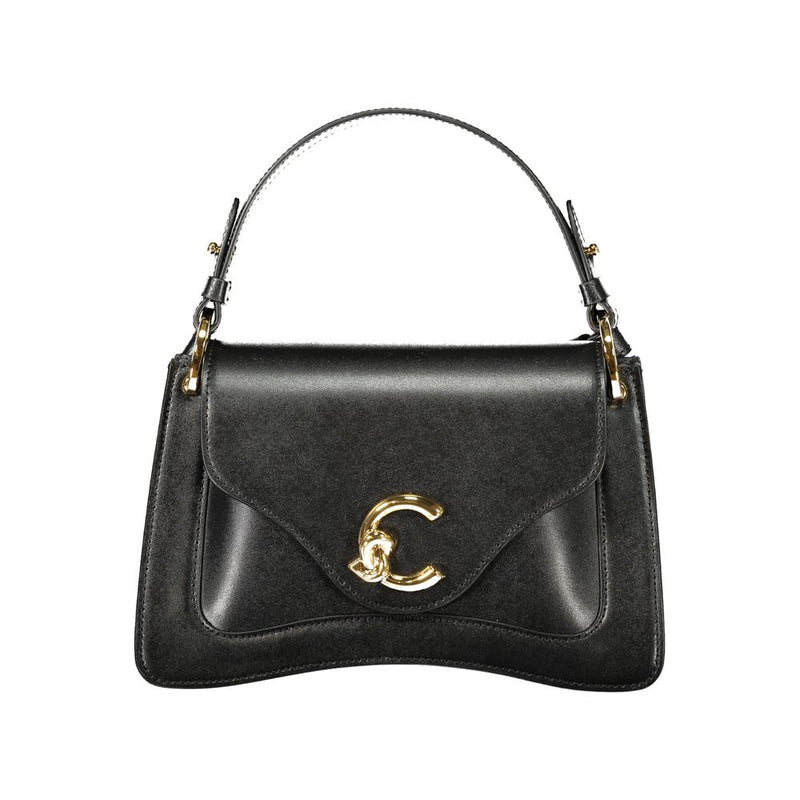 Black Leather Handbag Coccinelle