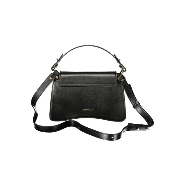 Black Leather Handbag Coccinelle