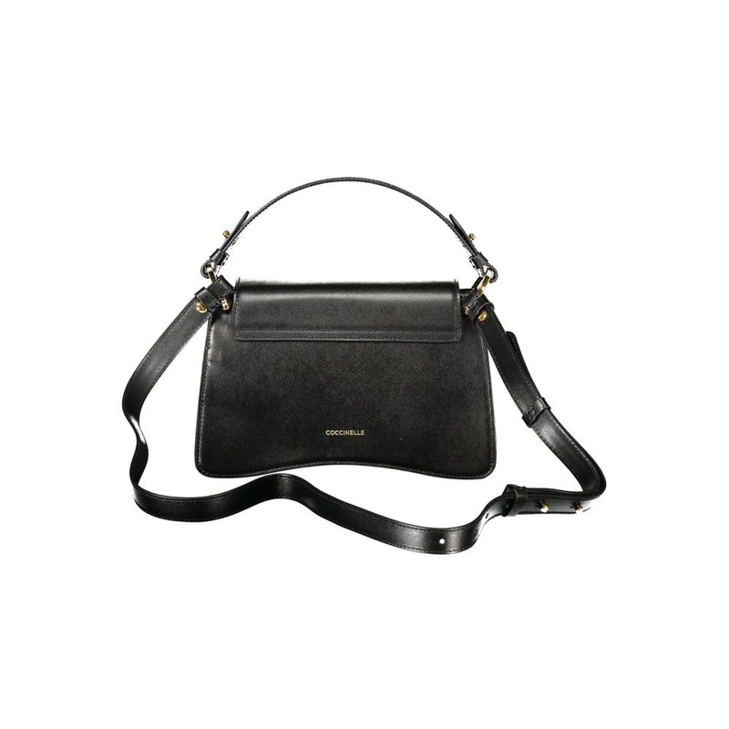 Black Leather Handbag Coccinelle
