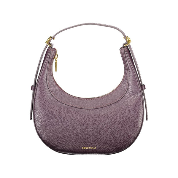 Purple Leather Handbag Coccinelle