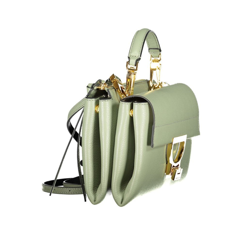 Green Leather Handbag Coccinelle