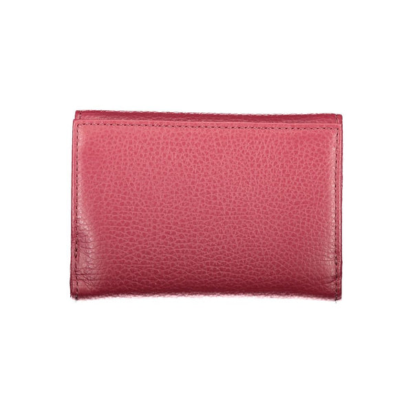 Purple Leather Wallet Coccinelle