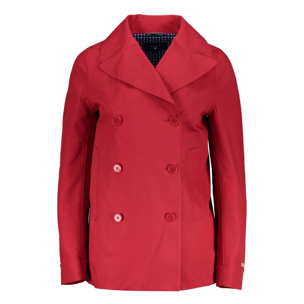 Red Cotton Jackets & Coat Gant