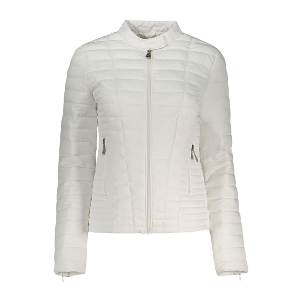 White Polyethylene Jackets & Coat Guess Jeans