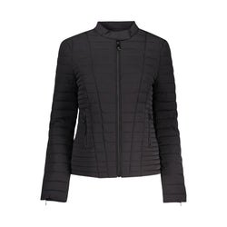 Black Polyethylene Jackets & Coat Guess Jeans