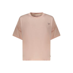 Pink Cotton Tops & T-Shirt Guess Jeans
