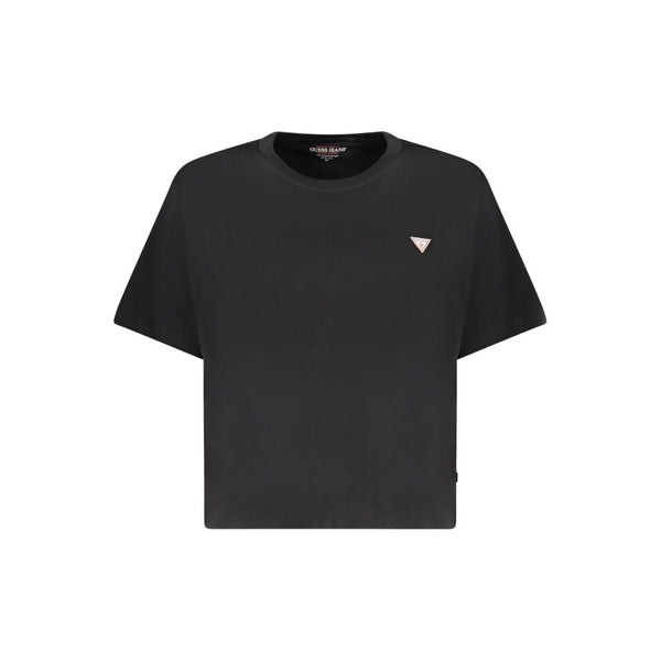 Black Cotton Tops & T-Shirt Guess Jeans