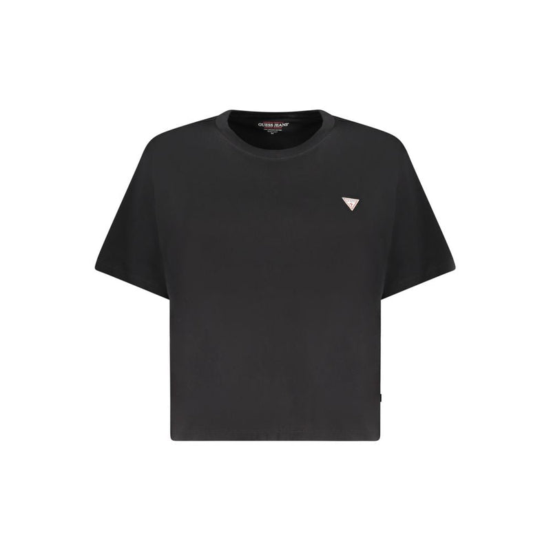 Black Cotton Tops & T-Shirt Guess Jeans