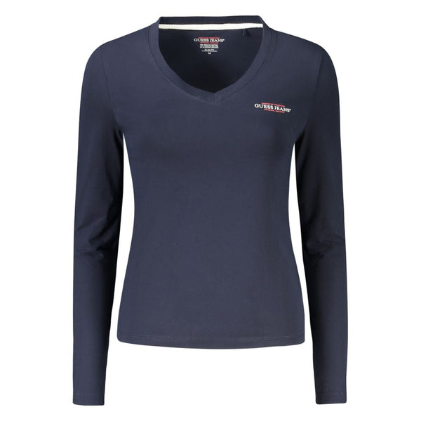 Blue Cotton Tops & T-Shirt Guess Jeans
