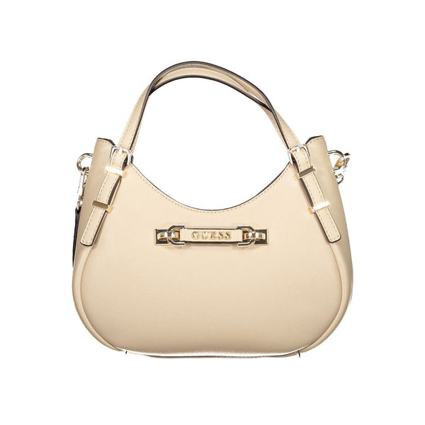 Beige Polyethylene Handbag Guess Jeans