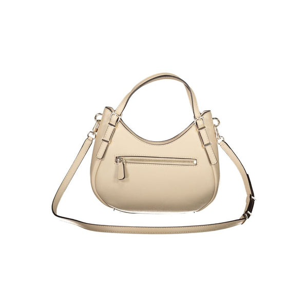 Beige Polyethylene Handbag Guess Jeans