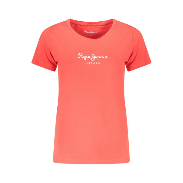 Red Cotton Tops & T-Shirt Pepe Jeans