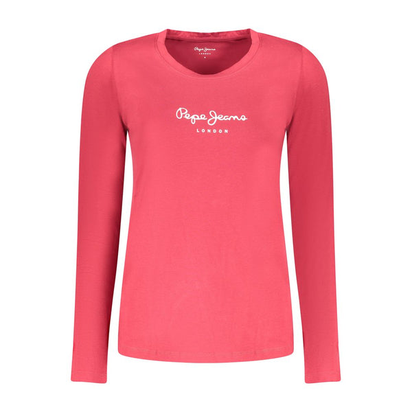 Red Cotton Tops & T-Shirt Pepe Jeans