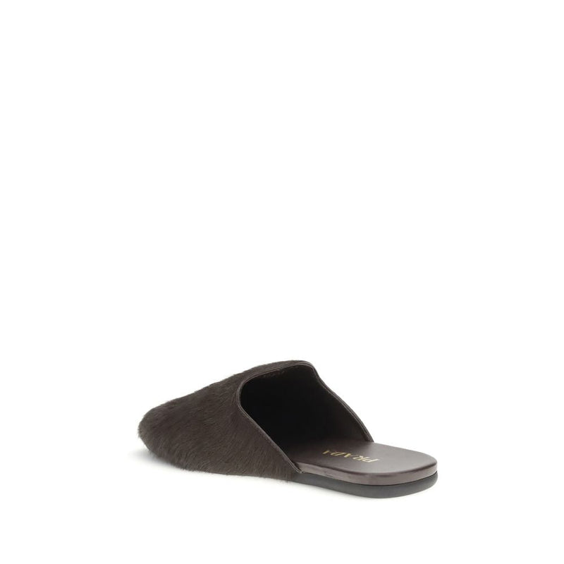 Leather Mules Prada