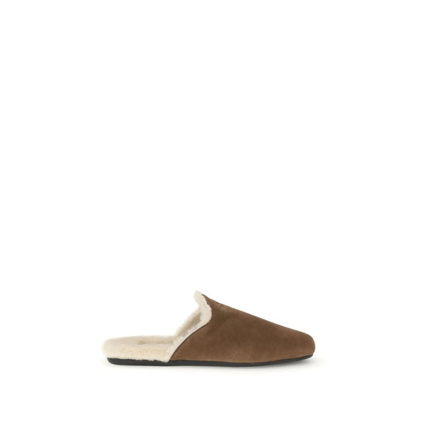 Suede Sabots Prada