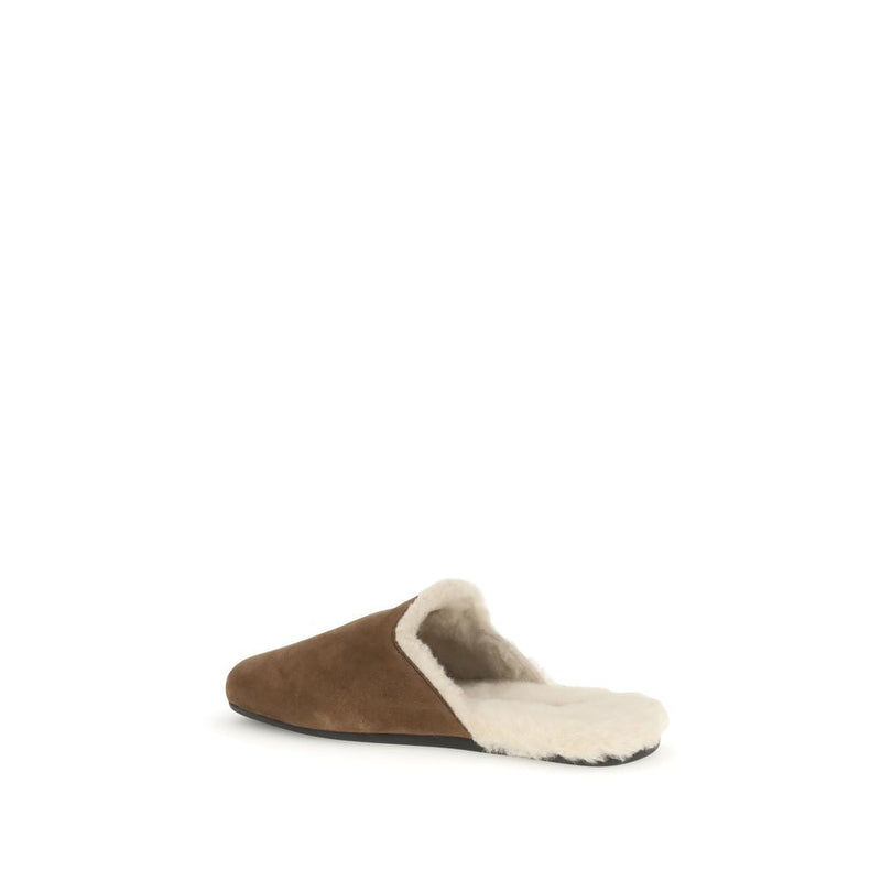 Suede Sabots Prada