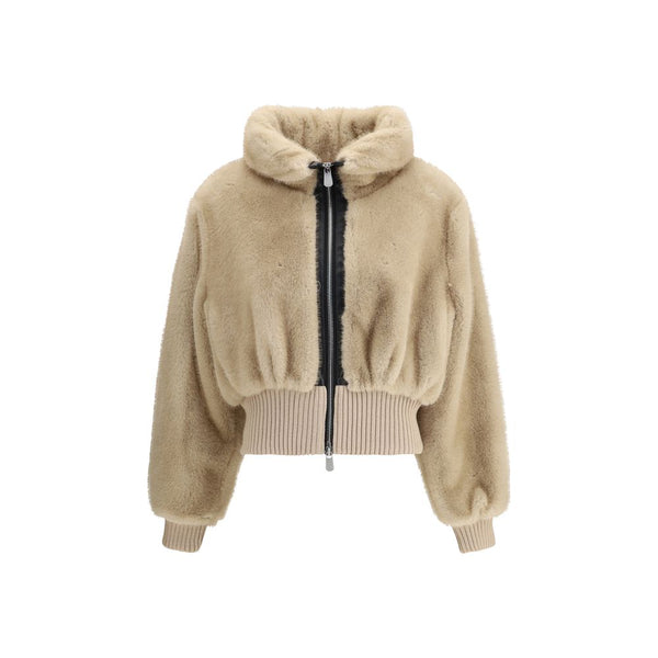 Faux fur bomber Jacket PINKO