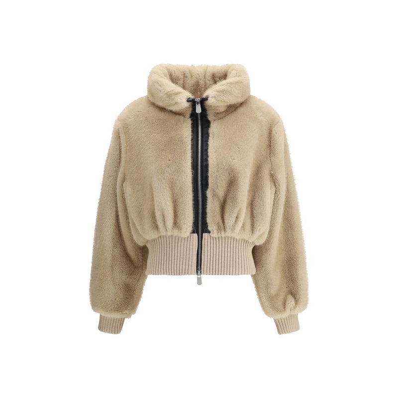 Faux fur bomber Jacket PINKO