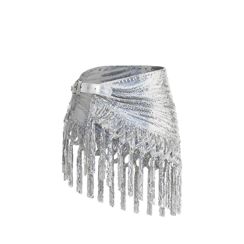 Silver Belt Rabanne