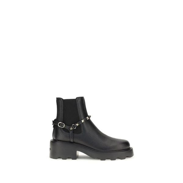 Leather Ankle Boots Valentino Garavani