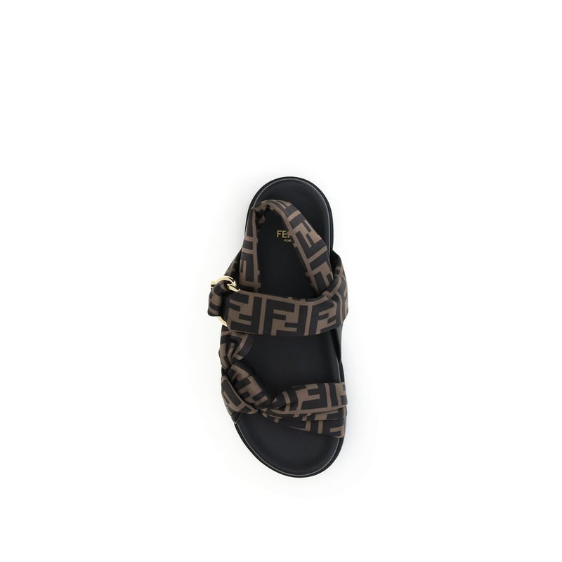 FF satin Sandals Fendi