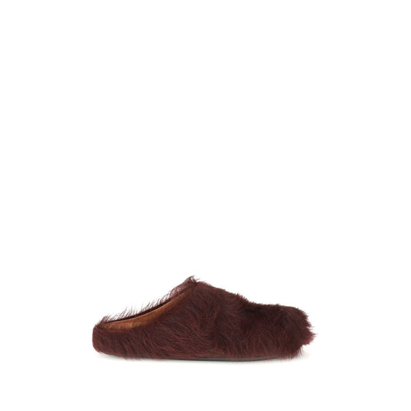 Long-haired calfskin Fussbett Mules Marni