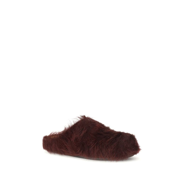 Long-haired calfskin Fussbett Mules Marni