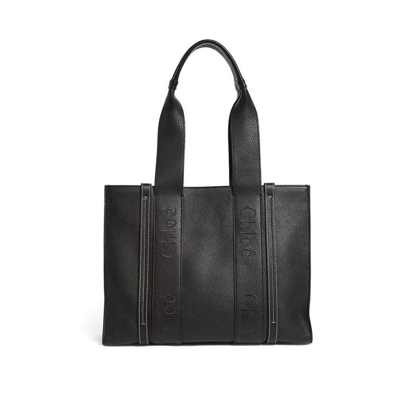 Chloe Woody Medium Leather Tote Bag Chloé