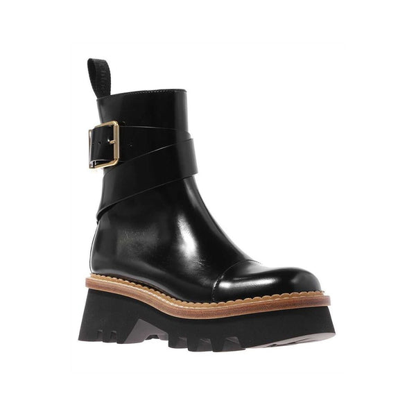 Chloé Owena Leather Boots Chloé