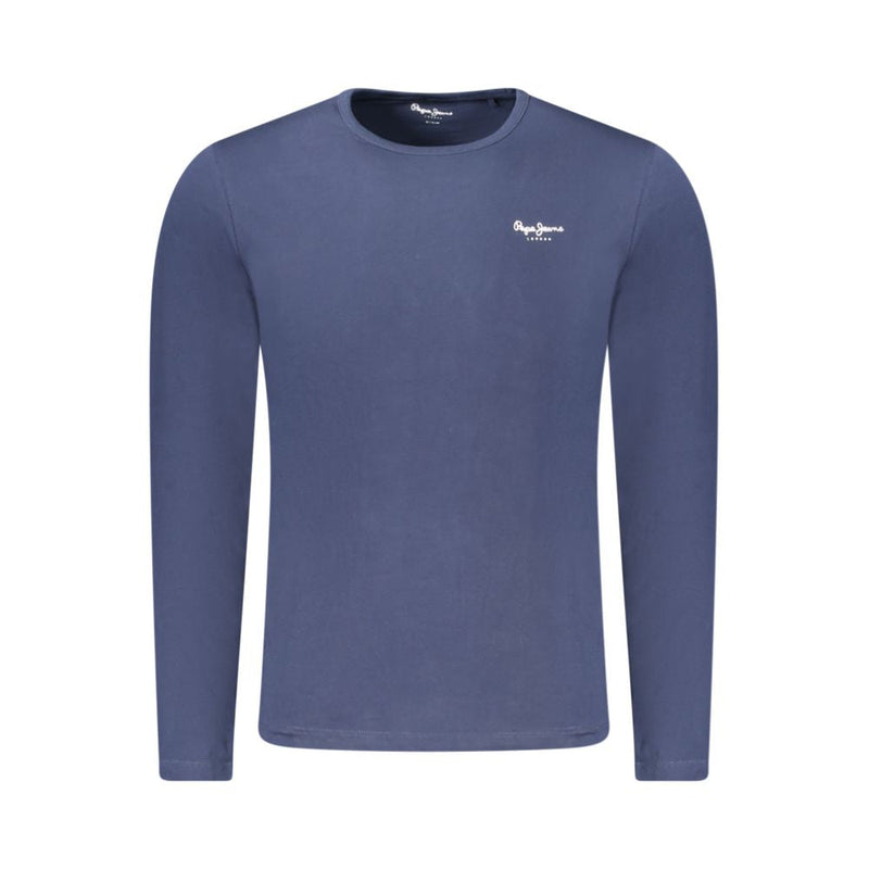 Blue Cotton T-Shirt Pepe Jeans
