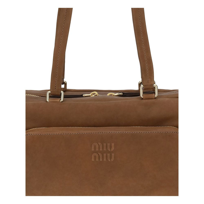 Suede Shoulder Bag Miu Miu