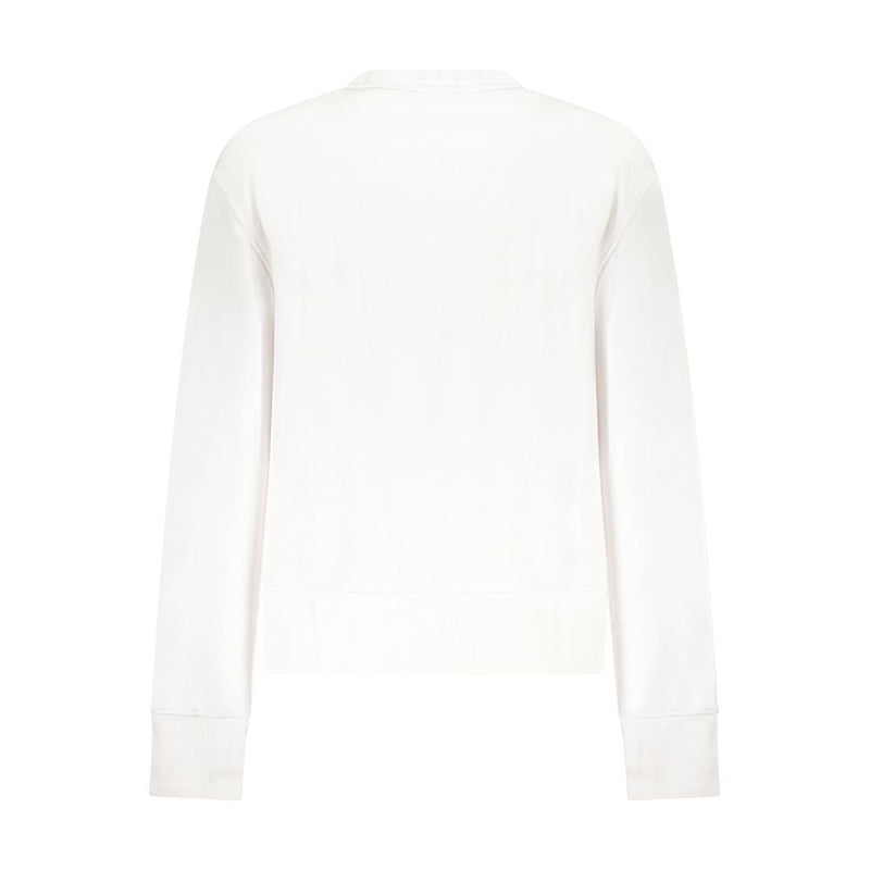 White Cotton Sweater Guess Jeans