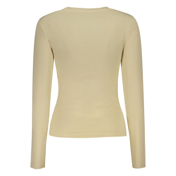 Beige Cotton Tops & T-Shirt Guess Jeans