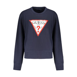 Blue Cotton Sweater Guess Jeans