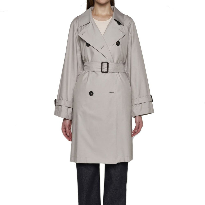 Blend Cotton Trench Coat Max Mara