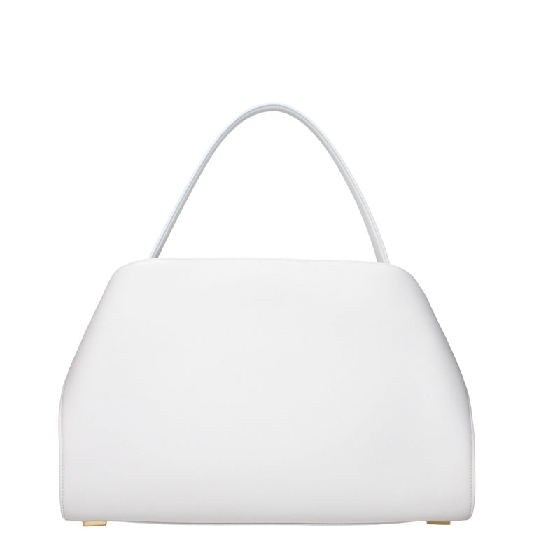 White Leather Shoulder Bags Salvatore Ferragamo