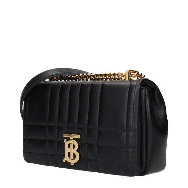 Black Leather Crossbody Bags Burberry