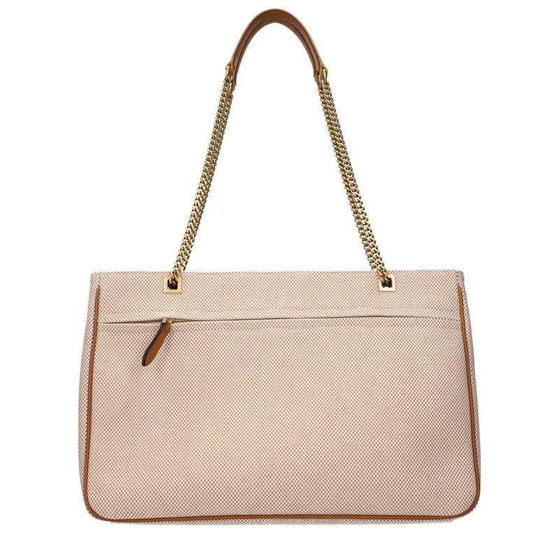 Beige Fabric Shoulder Bags Valentino Garavani